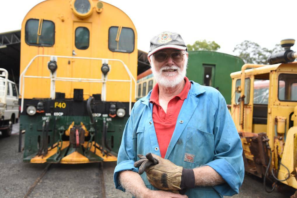 Steam lovers: Volunteers are the heart and soul of Dwellingup's historical Hotham Valley Railway. Photo: Marta Pascual Juanola.