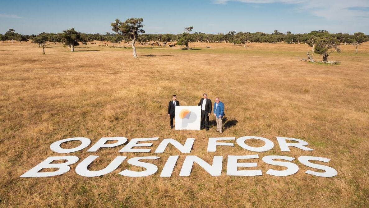 Former regional development minister Terry Redman announces Transform Peel is "open for business".