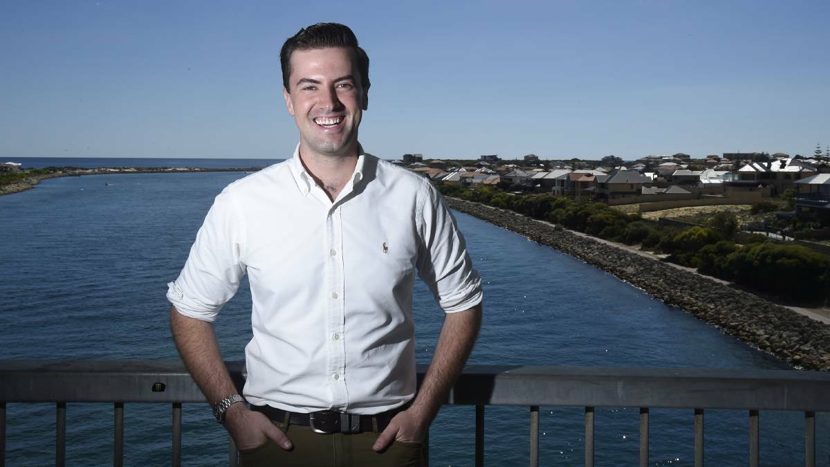 Former environment adviser to the Premier Zak Kirkup has been preselected as the next Liberal candidate for Dawesville. Photo: Richard Polden.