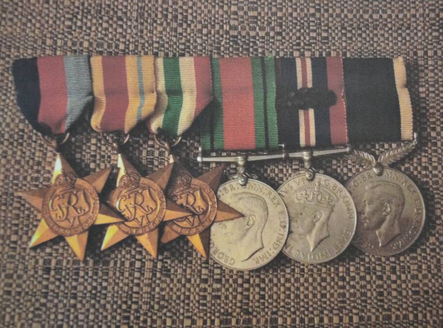 A photograph of the stolen medals. Photo: Nathan Hondros.