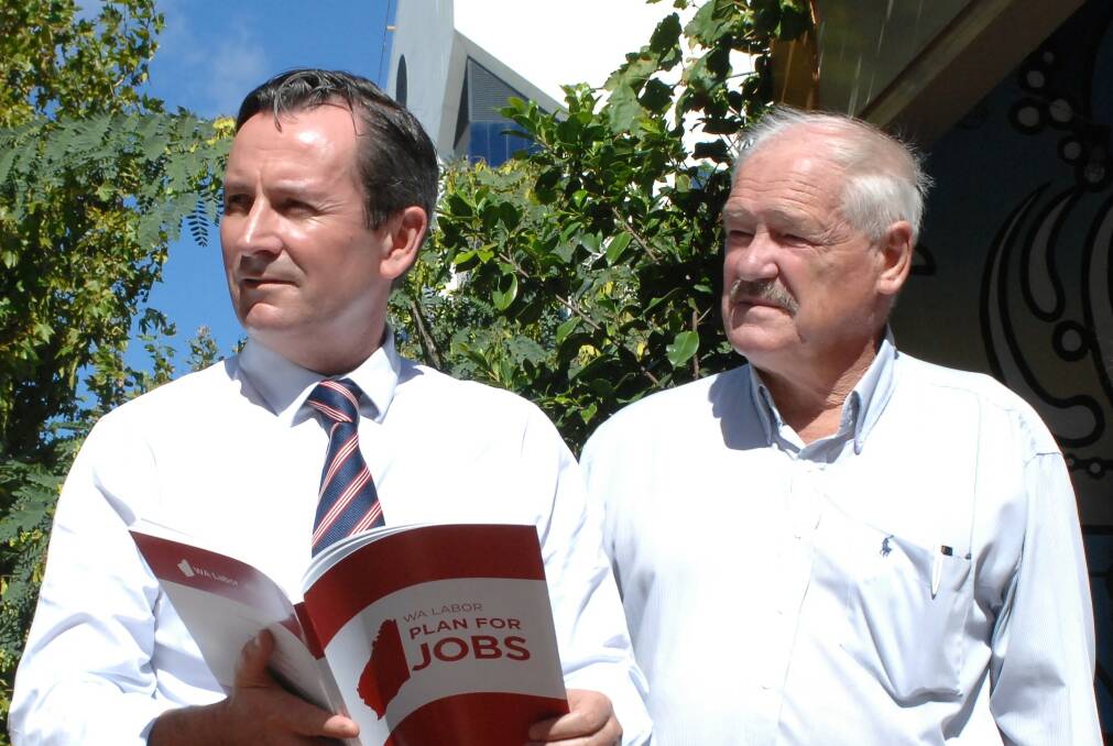 Cuts proposal: Premier Mark McGowan and seniors minister Mick Murray have not ruled out means testing seniors cards. Photo: Jeremy Hedley.
