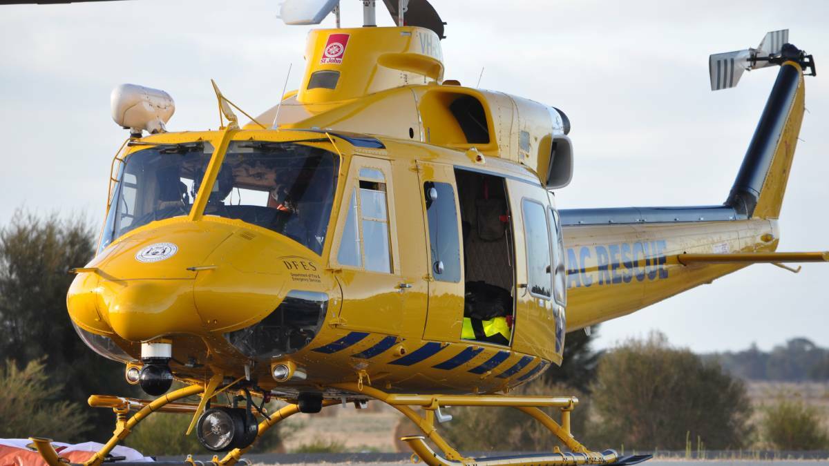 Rescue chopper scrambled to Pinjarra crash