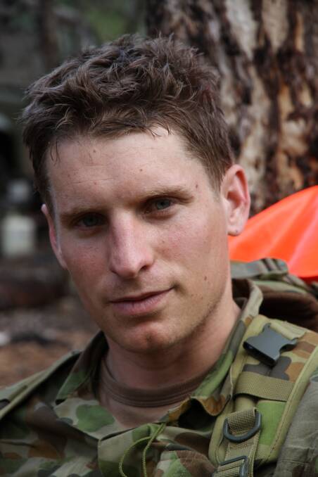 Canning MP Andrew Hastie while serving in the Australian Defence Force. Photo: Supplied.