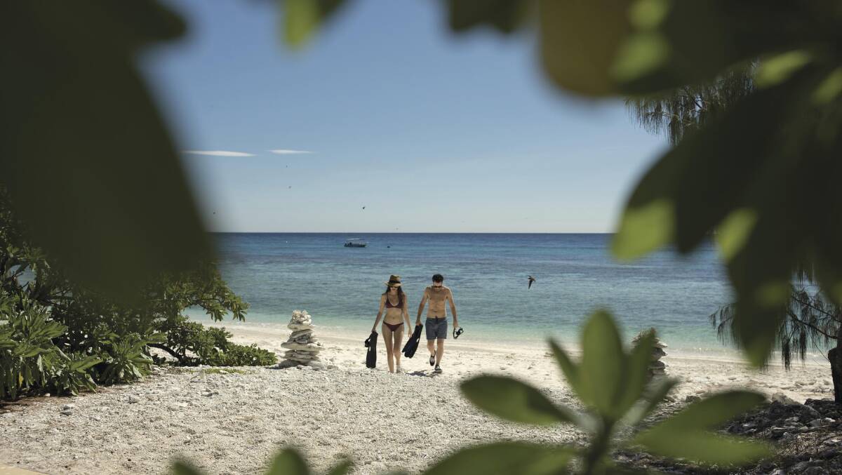 Life’s a beach … getting away from it all on Lady Elliot Island.