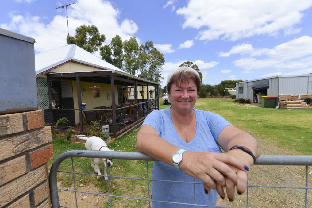 Fear: Ms Whitecross says the town is slowly recovering but the prospect of a new bushfire stays in the back of her mind. Photo: Marta Pascual Juanola.