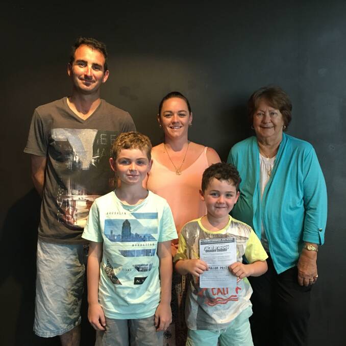 Family fun: North Dandalup Gullotti family will enjoy a paid holiday in the Kimberley thank to 7-year-old Rylan, who won an Australia-wide Independent Cinemas Australia competition. Photo: Supplied.