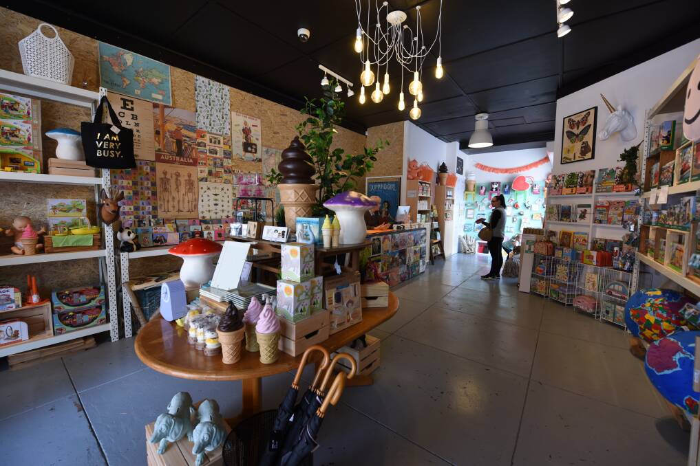 Kitsch and kids: Mandurah's newest shop, Paper Planes Co, sells from tin toys to bags, books and umbrellas. Photo: Marta Pascual Juanola.