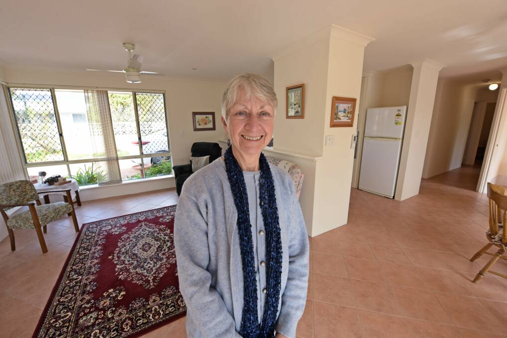 Green thumb: Mandurah resident Maggie will open one of her units in central Mandurah for Sustainable House Day. Photo: Marta Pascual Juanola. 