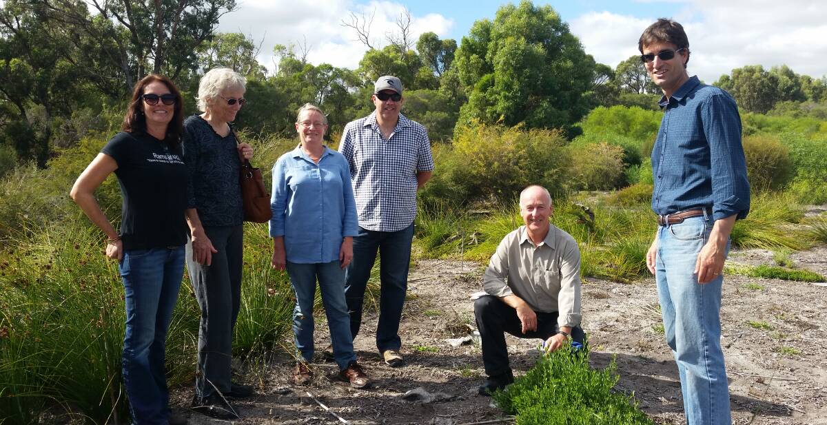 Landcare: The Lake Clifton-Herron Landcare Group. Photo: Supplied. 