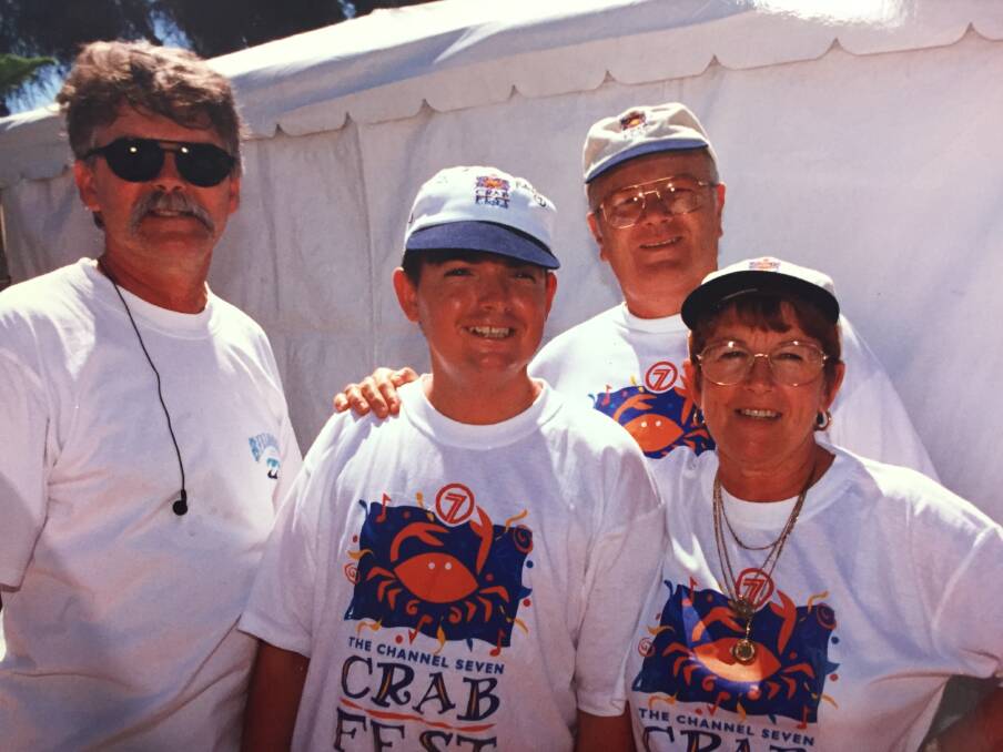 Spot anyone you know from Crab Fest 1999? There was a few famous faces in attendance. 