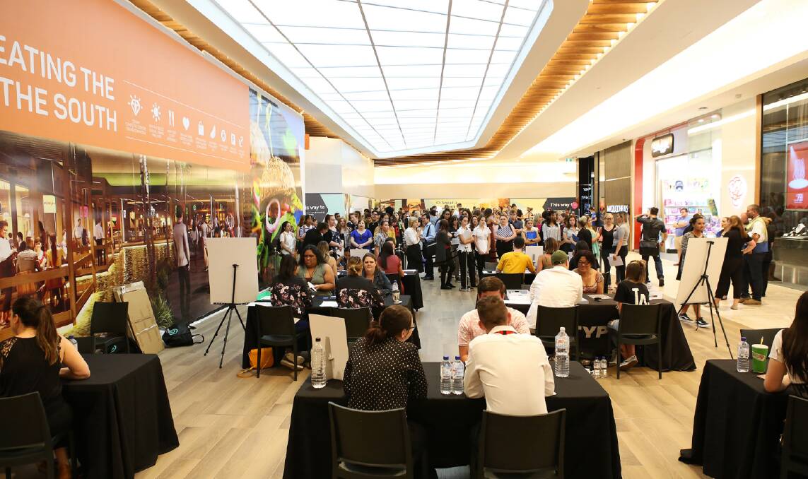 Hundreds of job seekers flocked to the Mandurah Forum for the shopping centre’s final jobs fair. Photo: Supplied.