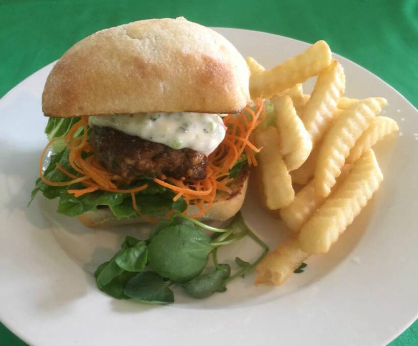 Jasmine Thai's burgers are available in beef, chicken or pork varieties, served with coriander slaw or sweet chilli and sour cream sauce, fries and a drink.