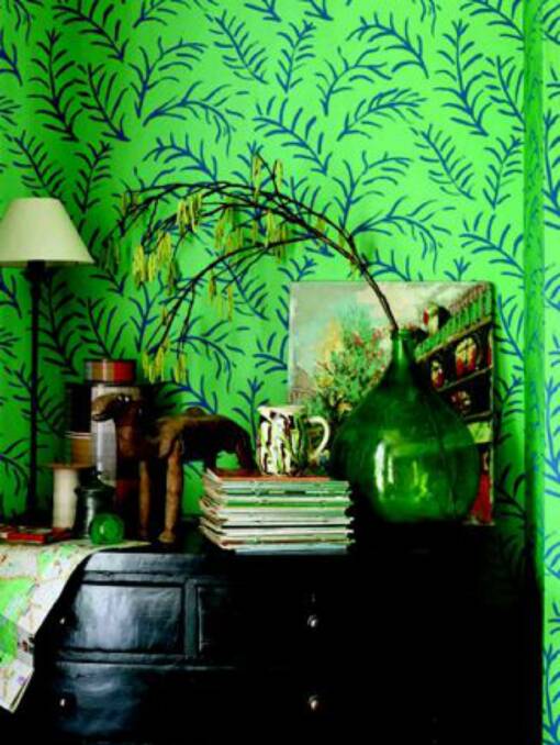FUNKY: Wallpaper can be as bold or as subtle as you want it to be.