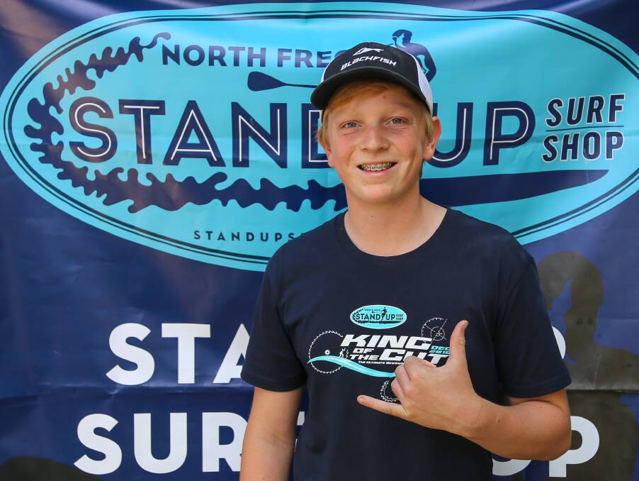 Prince: Sam McCulloh, 14, took out Saturday's race to be named Prince of the Cut. Photo: SUPWA/Woolacott.