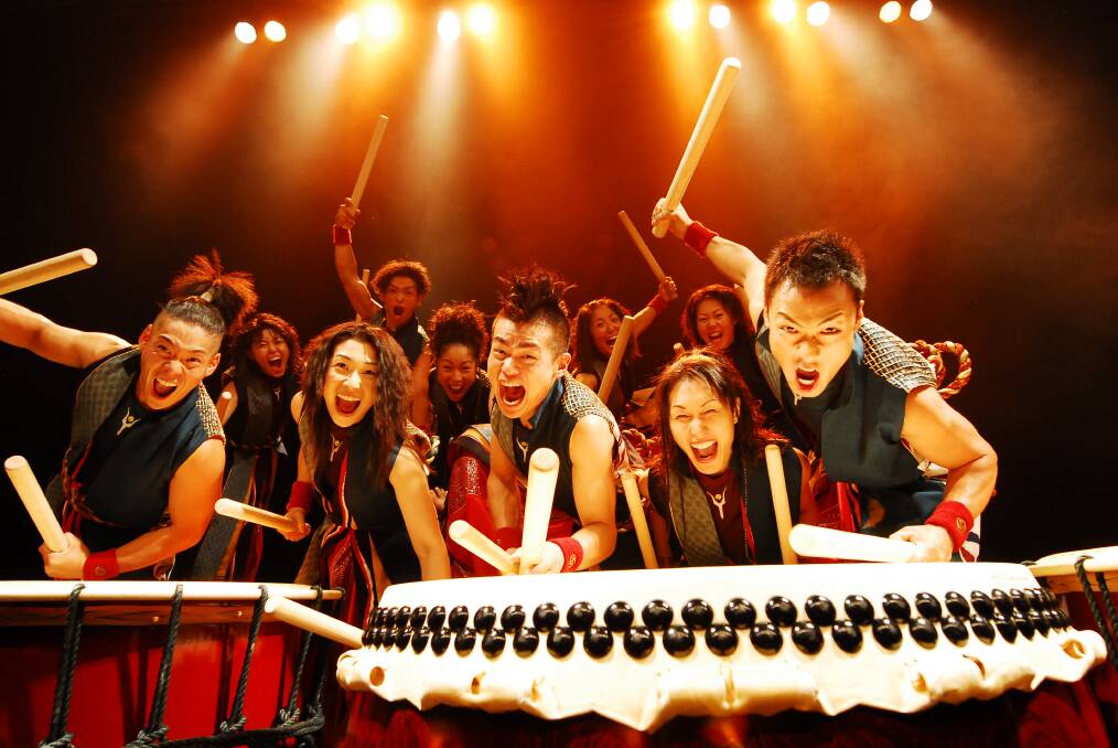 The world-renowned Yamato Drummers of Japan will bring the beats to Mandurah Performing Arts Centre on Tuesday October 3. Photo: yamatodrummers.com.