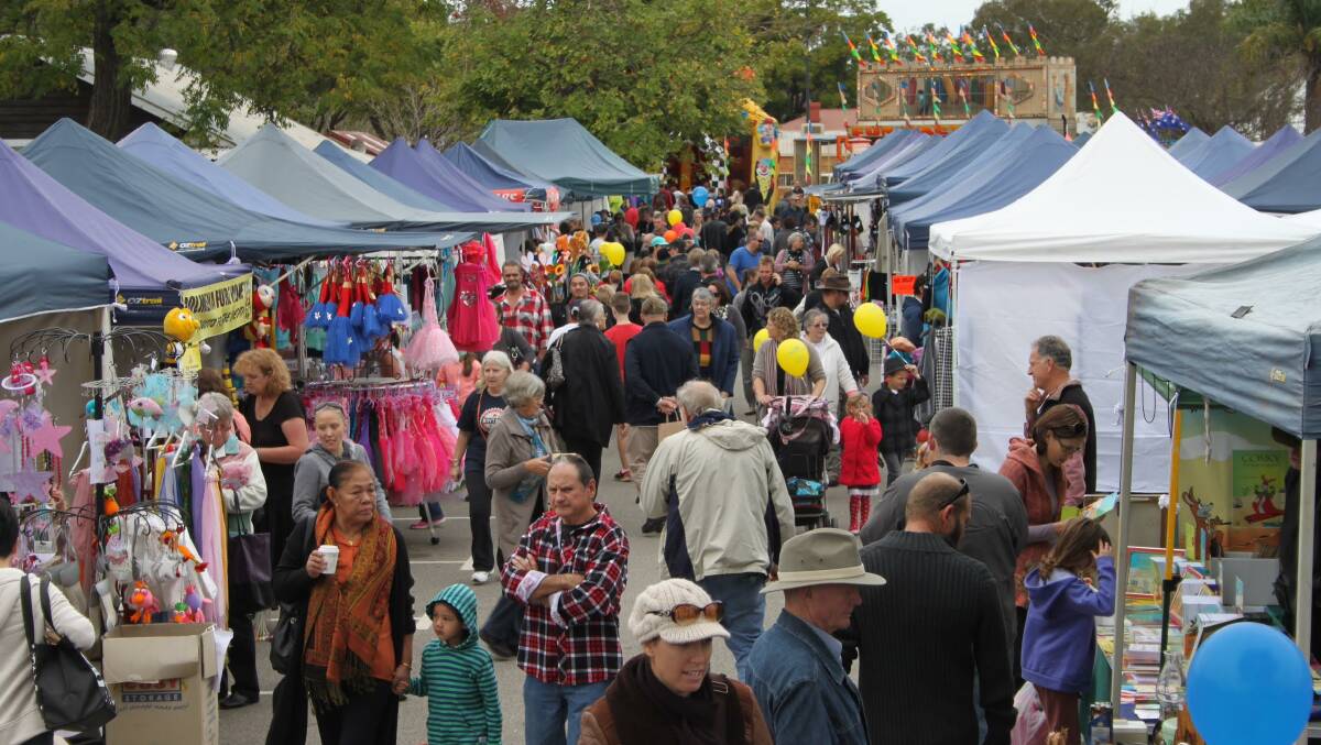 Out and about: Pinjarra Festival is one of the annual calendar highlights in the Peel region. Photo: Supplied.