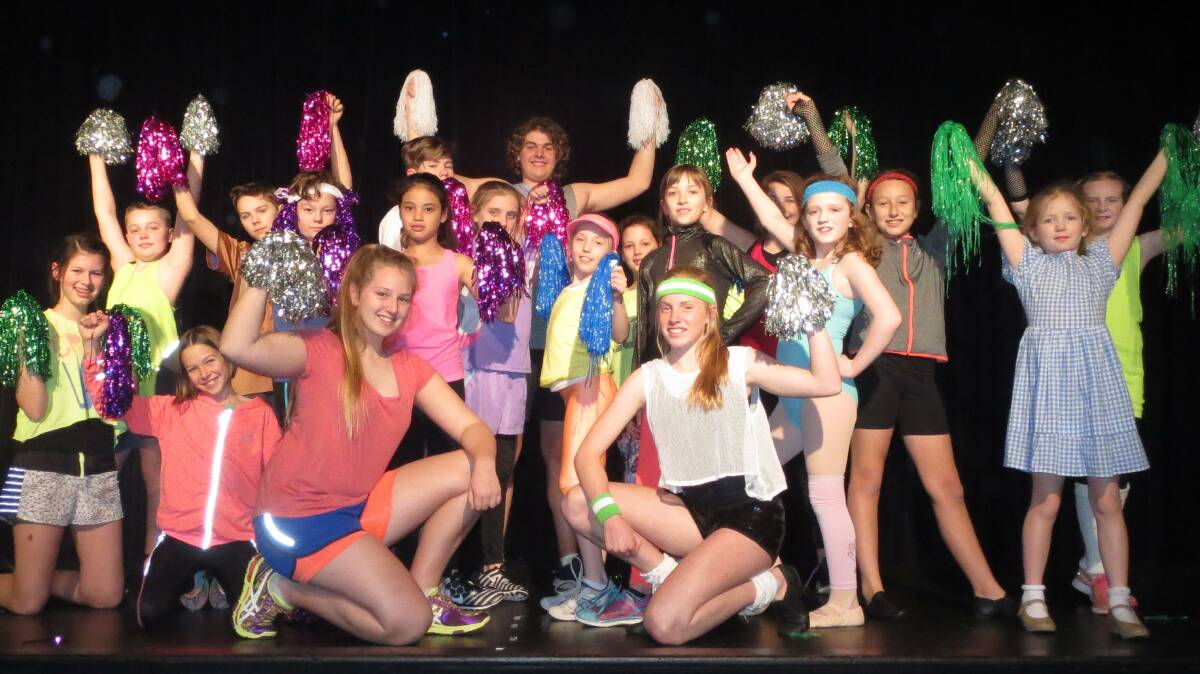 Jazz hands: Primadonna Productions' youth troupe are getting excited for their rendition of Mother Goose.