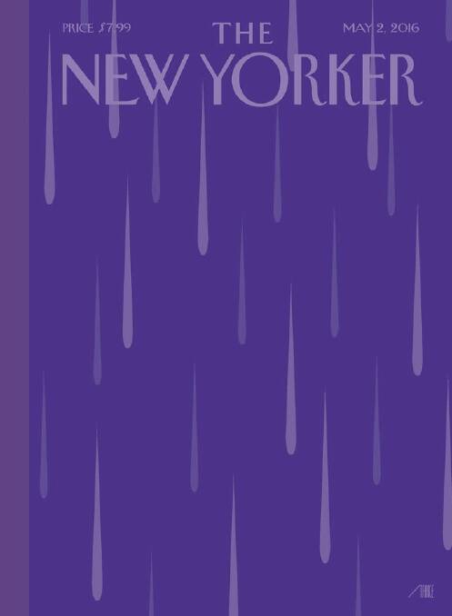 The New Yorker's Prince memorium cover.