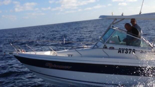 Water police are searching for two fisherman off the coast of Coral Bay. Photo: WA Police