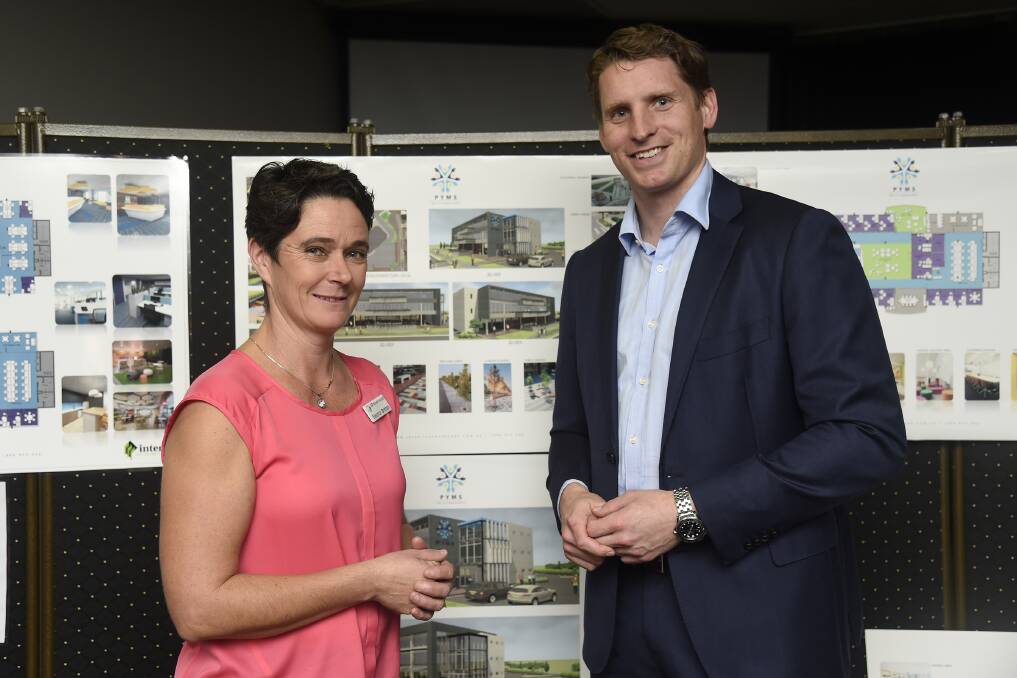 Hub happening: PYMS manager Eleanor Britten and Member for Canning Andrew Hastie at the launch of the new youth mental health hub. Photo: Richard Polden.