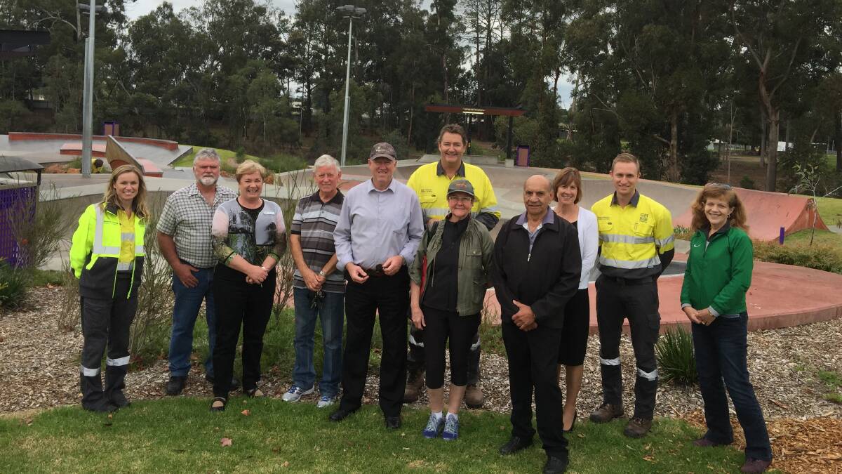 Collie was on show last week when the South32 Worsley Alumina Community Liaison Committee went on a walking tour of recent town site improvements.