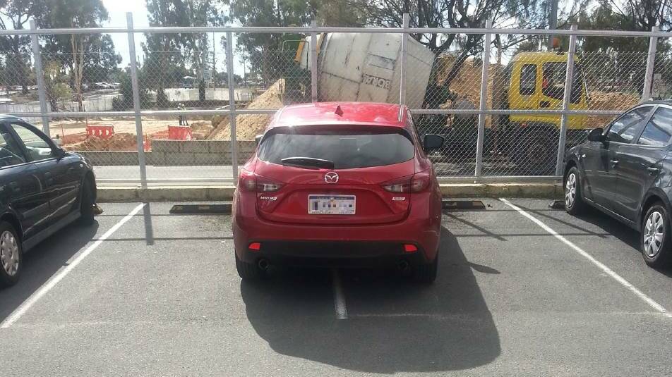Mandurah's worst parker? You be the judge. Photo: Supplied. 
