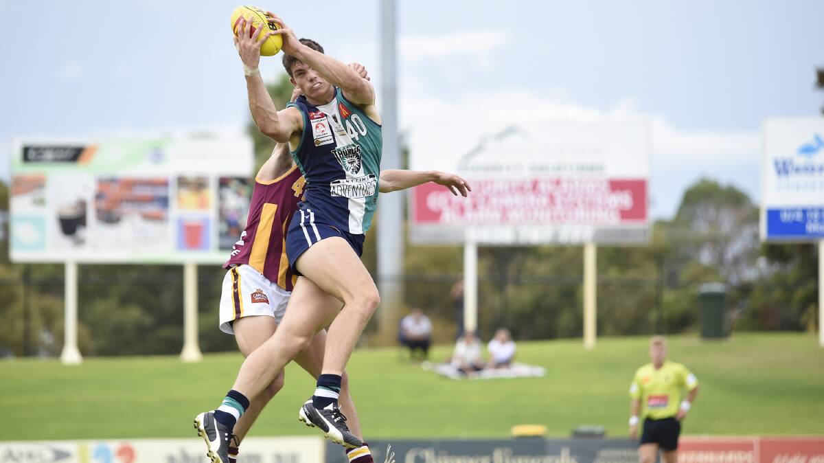 Sam Collins has his eyes on a return to the AFL level. Photo: Mandurah Mail.