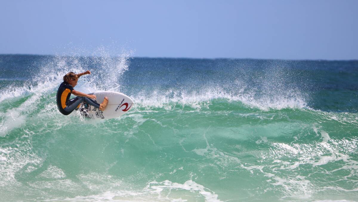 Maverick Wilson will hit the surf in Sydney later this week. Photo: Supplied.