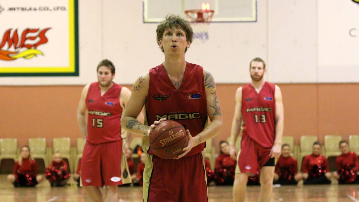 Trevor Setty put up 20 points, nine rebounds and five assists against the Cockburn Cougars. Photo: Coni Forrestall.