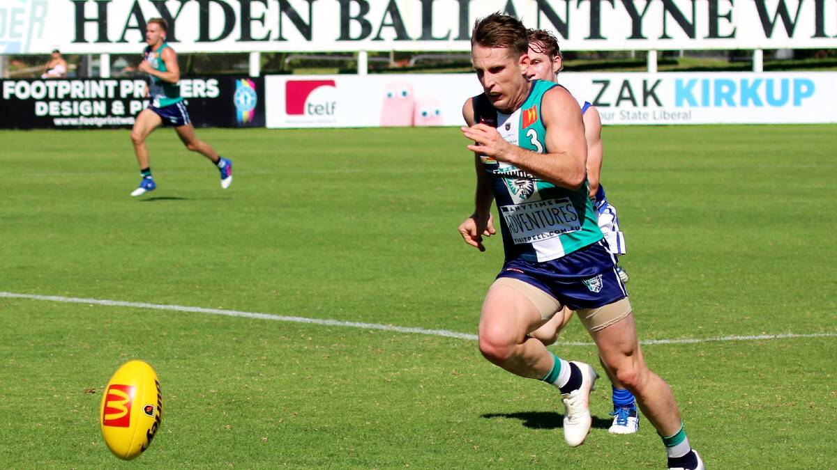 Rory O'Brien recorded 23 disposals and 10 tackles against the Sharks in round two. Photo: Coni Forrestall.