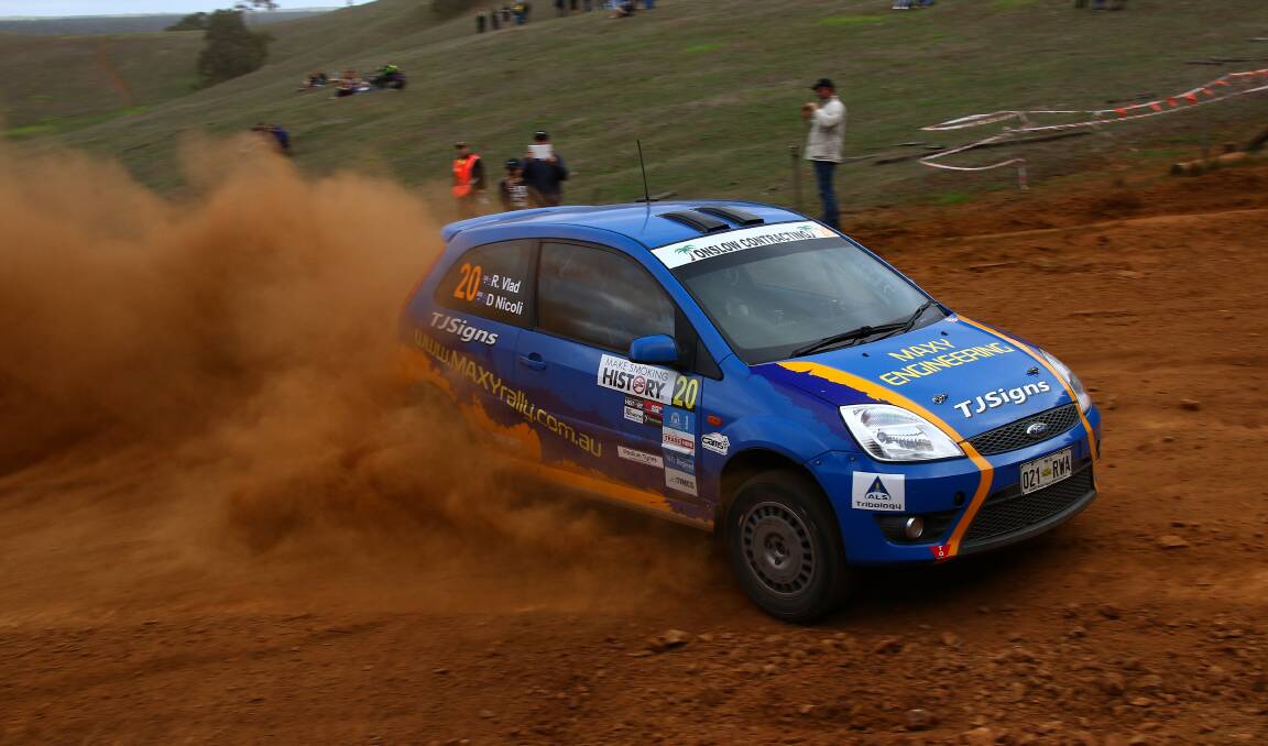 Razvan Vlad will race the Boddington Rally. Photo: Rally WA/Tim Allott.  