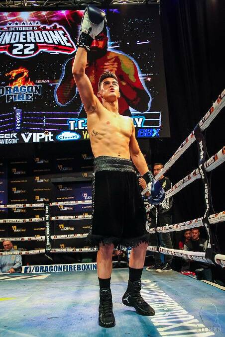 Jackson England is undefeated after four fights. Photo: Kim Johnson/Hitman Photography.    