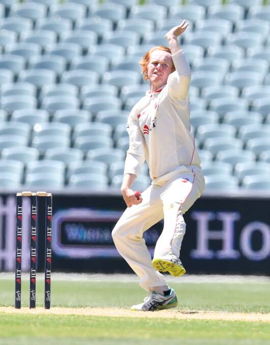 South Australian leg spinner Lloyd Pope took six wickets in another stellar showing for the phenom. Photo: AAP Image/David Mariuz.     