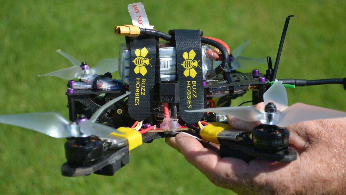 Drone racing has made its way to Mandurah. Photo: Justin Rake.
