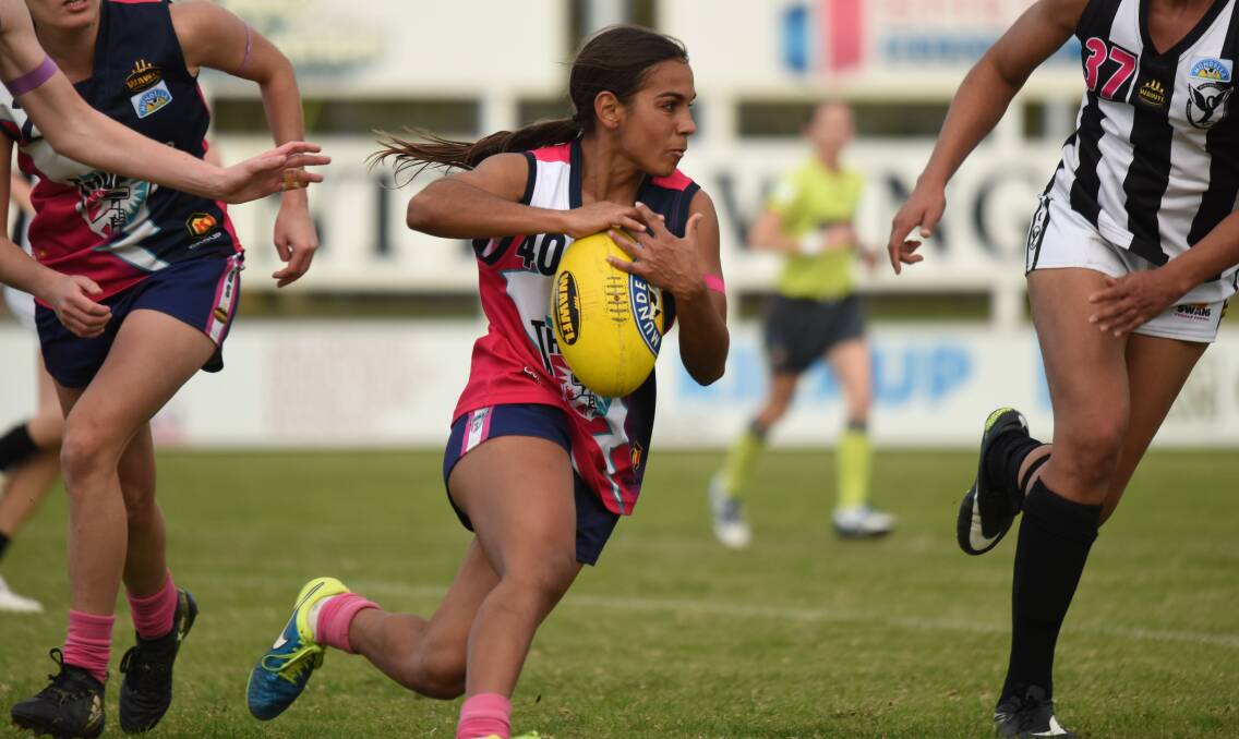 Courtney Hodder finished fourth in the league's best and fairest count despite playing just eight games. Photo: Marta Pascual Juanola.   