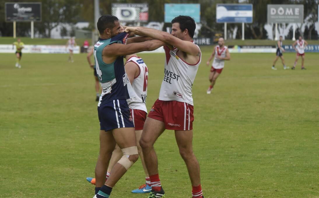 Seven Peel players were charged after a brawl broke out in a game against South Fremantle.