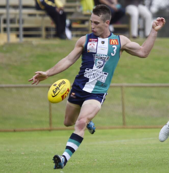 Rory O'Brien gathered 28 touches against East Fremantle on Saturday. Photo: Coni Forrestall.