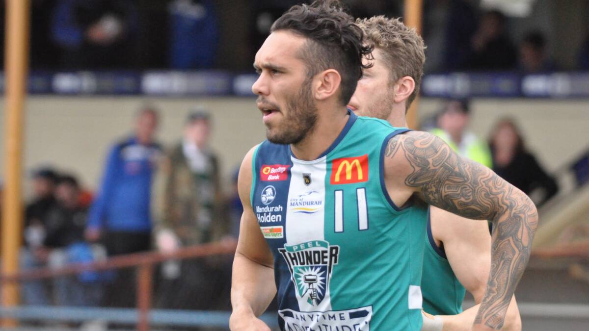 Harley Bennell will train with Peel Thunder for the majority of the pre-season. Photo: Kate Hedley.