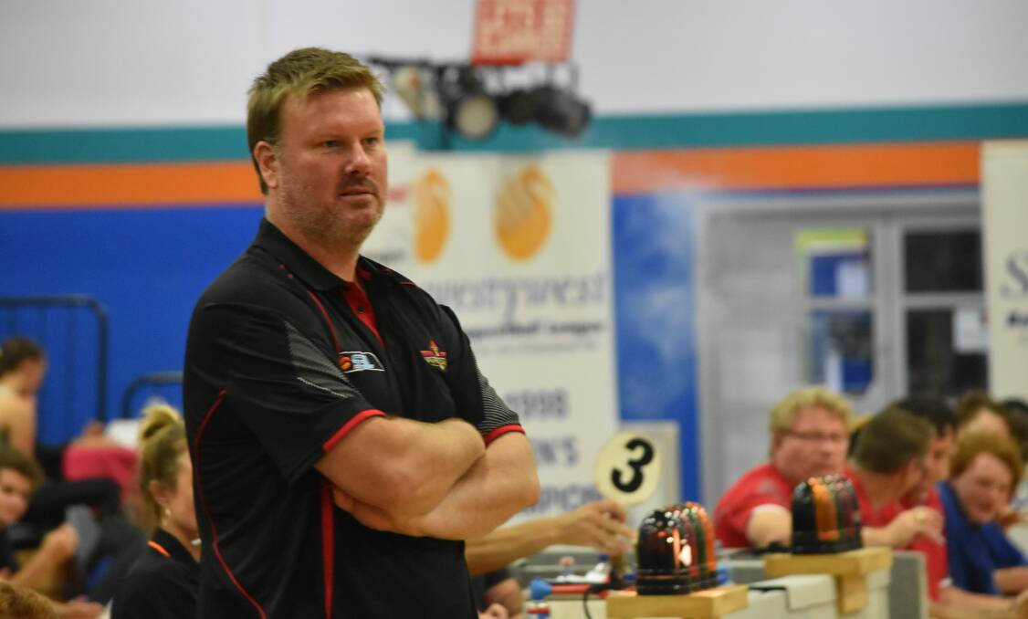 Mandurah coach Aaron Trahair is trusting his young players with large assignments. Photo: Kaylee Meerton.
