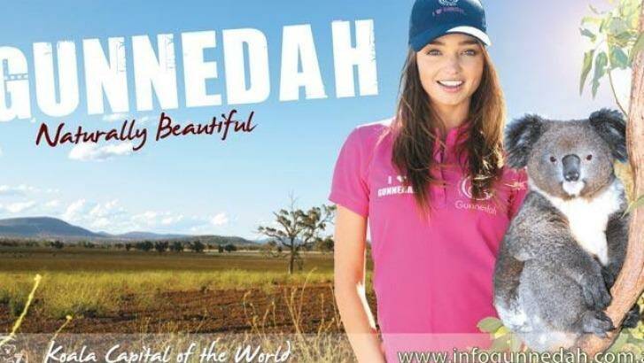 Miranda Kerr, the poster girl for hometown Gunnedah.