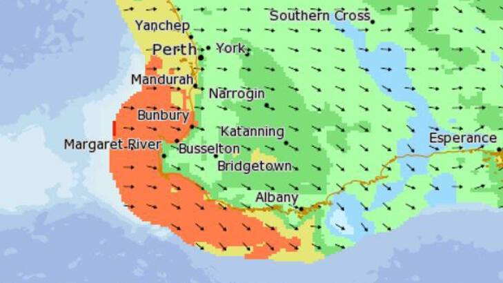Summer on hold: 'Winter' storm to batter Perth with heavy rain