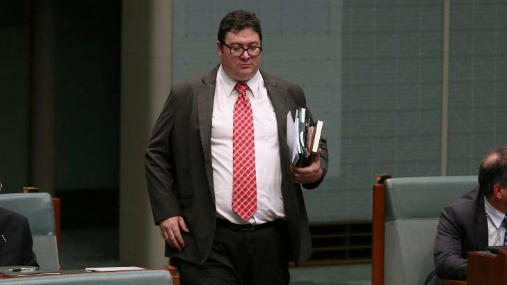 Turnbull government MP George Christensen. Photo: Alex Ellinghausen