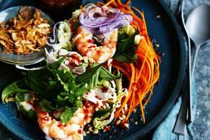 Neil Perry's Vietnamese chicken and prawn coleslaw. Photo: William Meppem