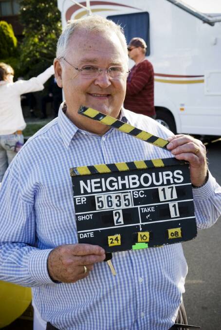 Harold's back!: Ian Smith plays Harold Bishop in <i>Neighbours</i>.
