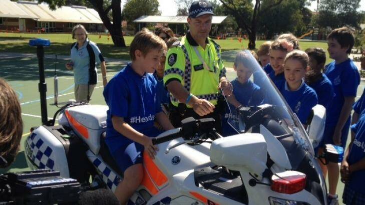 Police are hoping children can be a secret weapon for the road safety cause this Easter. Photo: Ray Sparvell