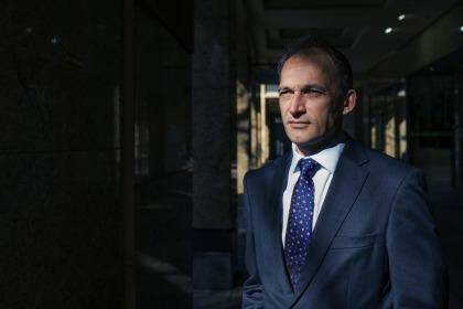 Brand boost: iiNet chief executive David Buckingham plans to tackle the major players. Photo: Christopher Pearce