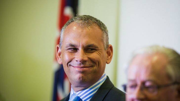 Dumped Northern Territory chief minister Adam Giles could make the switch to federal Parliament. Photo: Glenn Campbell