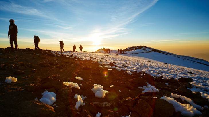 Trekking to the roof of Africa on Mount Kilimanjaro. Photo: iStock