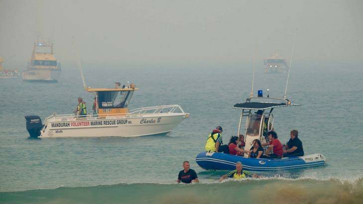 Mandurah boating volunteers have come to the rescue of Preston Beach holiday-makers. Photo: Facebook