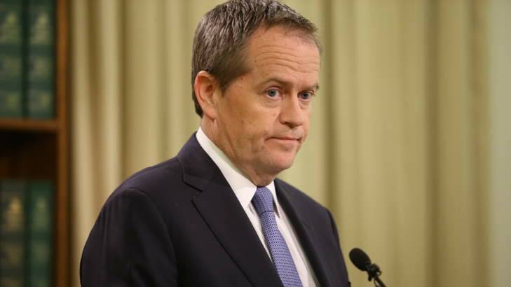 pic angela wylie, age news 21/8/2014   Bill Shorten press conference in Melbourne today.